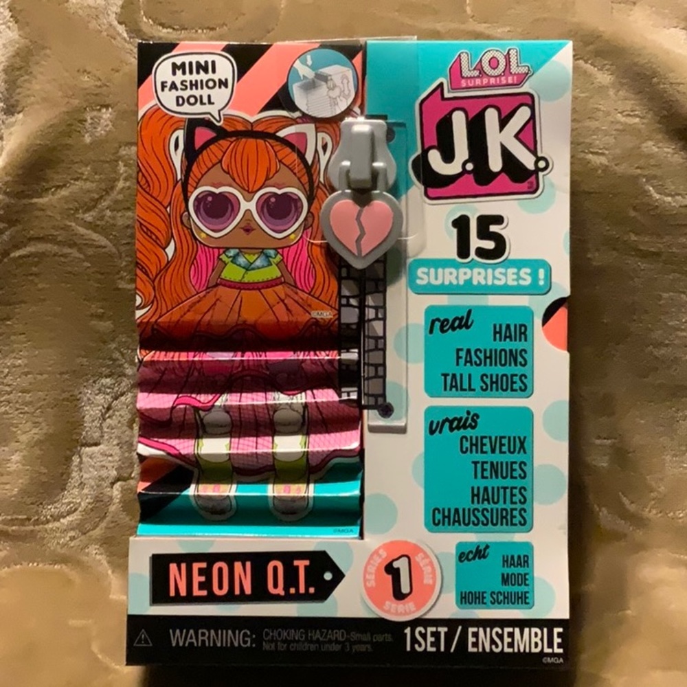 LOL Surprise! J.K. Mini Fashion Doll NEON Q.T. JK NIB